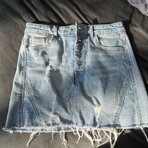 Black label, Jean skirt size small